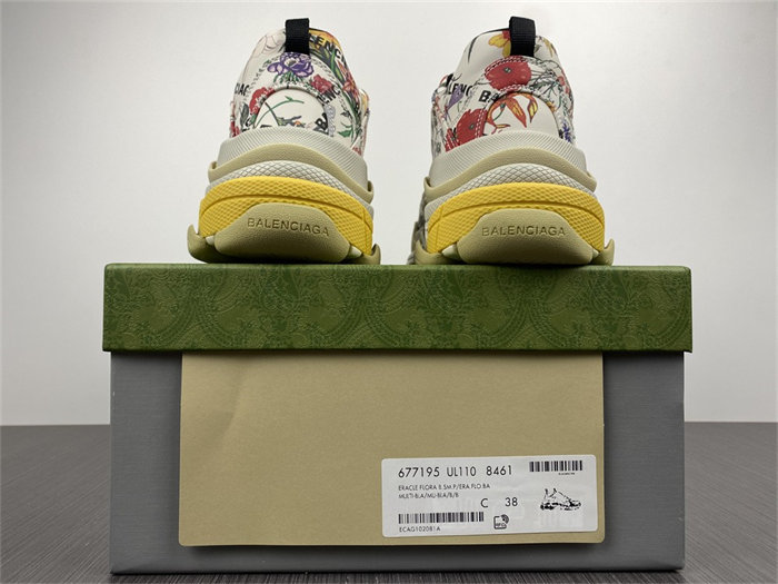 Gocci x BLCG The Hacker Project Triple S Flora Print 677195 UL110 8461